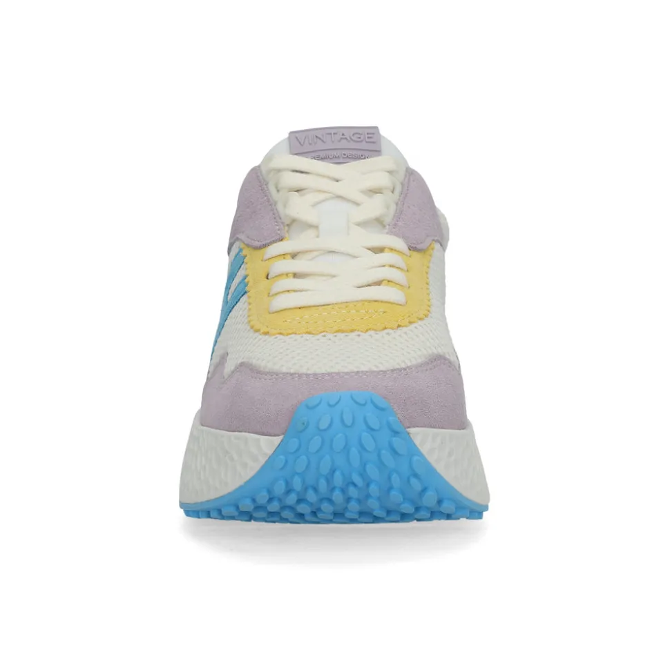 Shop STARLING - PALE YELLOW BLUE PURPLE Low Tops