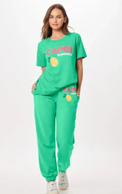 Fashion Surf Green Capri Jet Setter T-Shirt All Tops