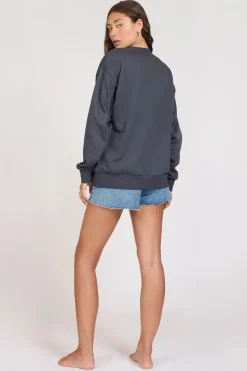 Store Surf LA Black Surf Wash Crewneck All Tops|Sweatshirts