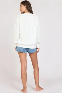 Cheap Surf MTK White Surf Wash Crewneck All Tops|Sweatshirts