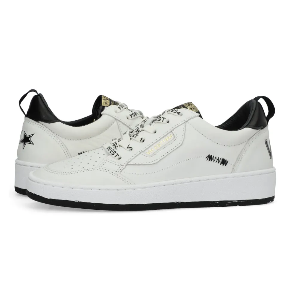 Outlet SWAG - WHITE BLACK Low Tops