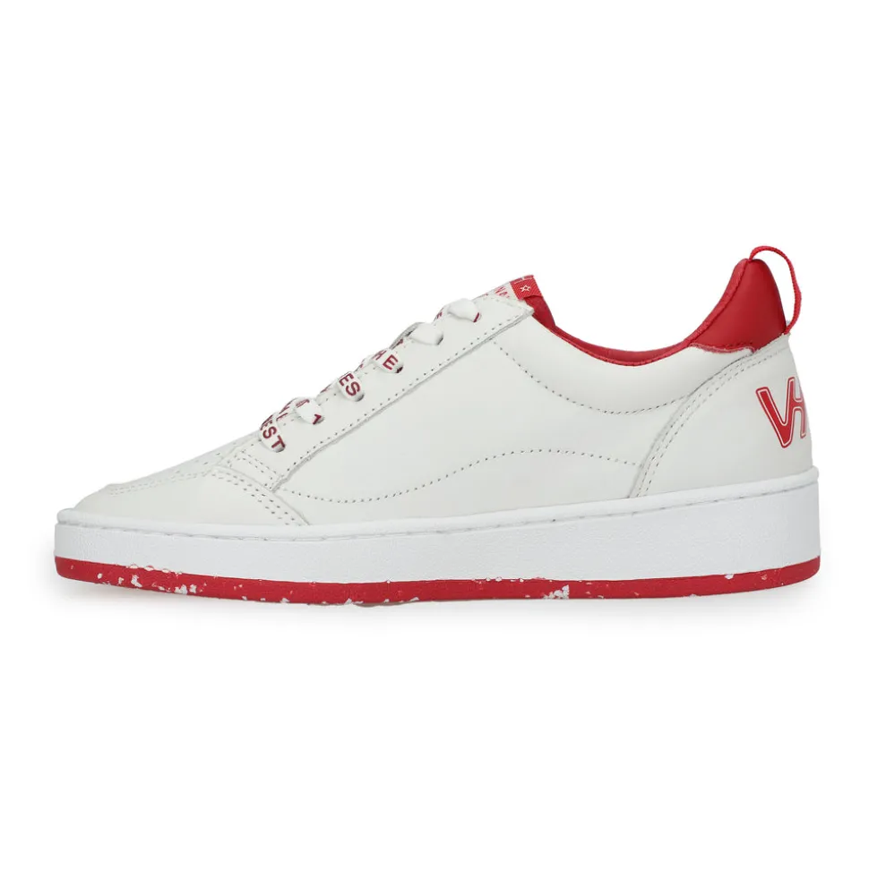 Hot SWAG - WHITE RED Low Tops