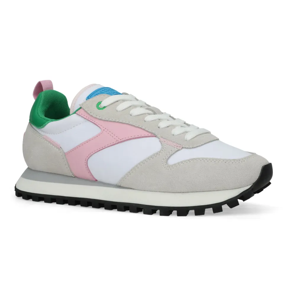 New SWIFT - GREEN PINK MULTI Low Tops