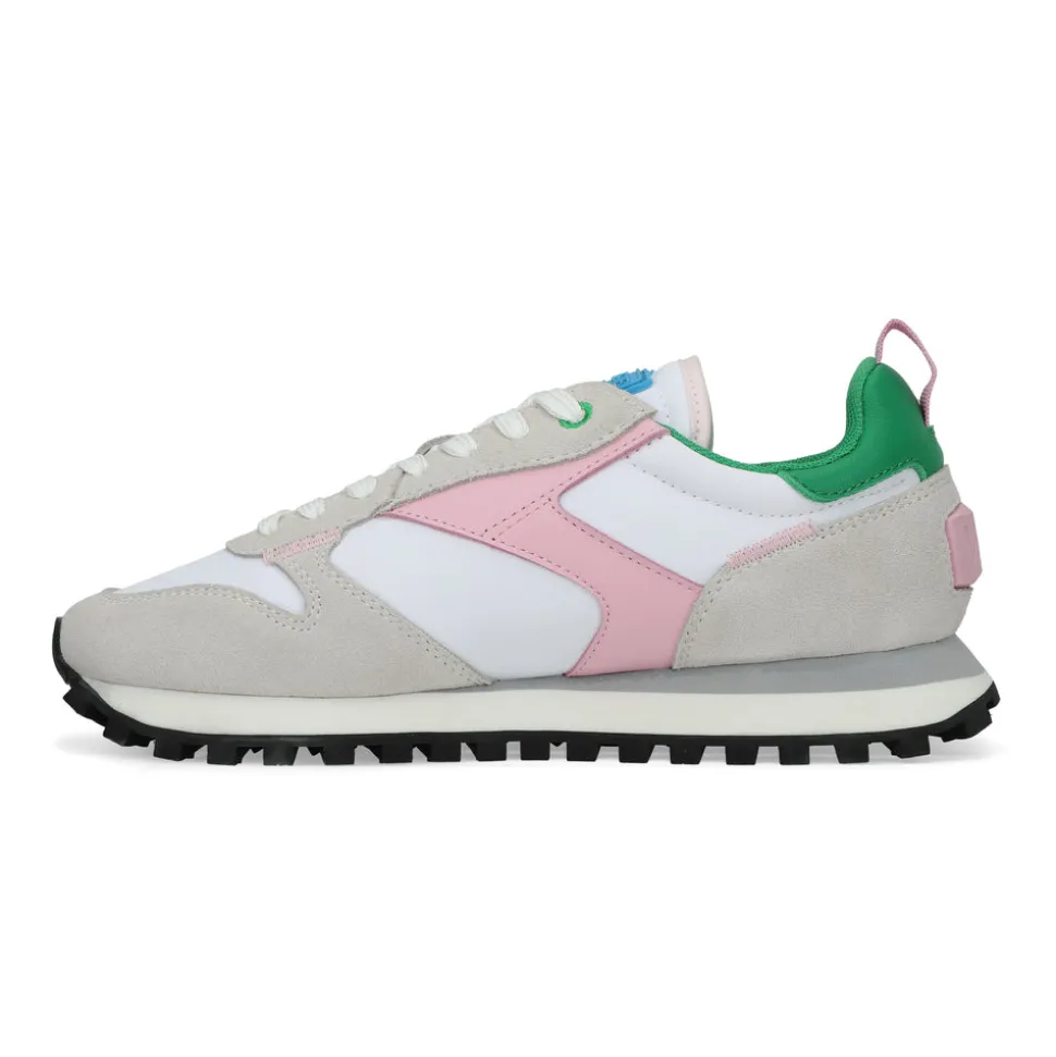 New SWIFT - GREEN PINK MULTI Low Tops