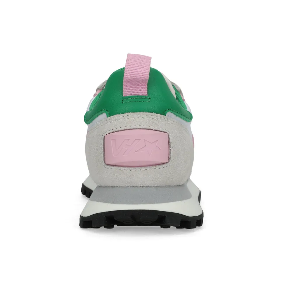 New SWIFT - GREEN PINK MULTI Low Tops
