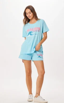 New Tropical Blue Malibu Jet Setter T-Shirt All Tops