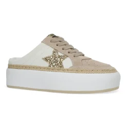 Cheap VAL - TAUPE RAFFIA Low Tops|Slide Sneakers