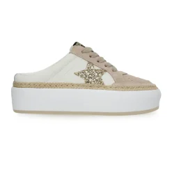 Cheap VAL - TAUPE RAFFIA Low Tops|Slide Sneakers