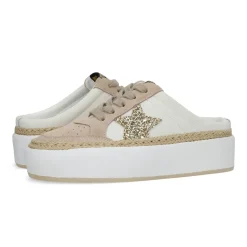 Cheap VAL - TAUPE RAFFIA Low Tops|Slide Sneakers
