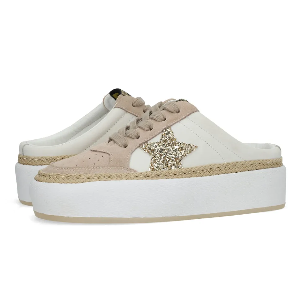 Cheap VAL - TAUPE RAFFIA Low Tops|Slide Sneakers