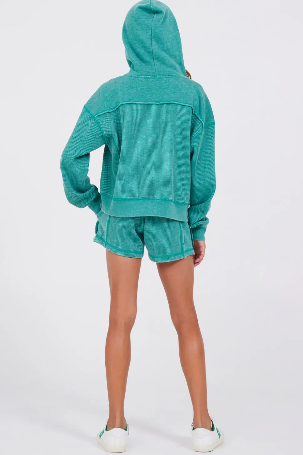 Fashion Vintage Green Thermal Shorts Kids Kids Bottoms