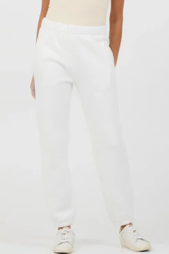 New White Essentials Fleece Joggers All Bottoms|Joggers