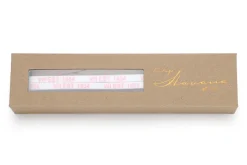 Cheap WHITE PINK GOLD TIP LACES Shoe Laces