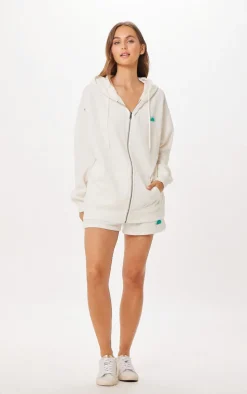 Cheap White St. Barth Jet Setter Surf Wash Zip Up All Tops|Sweatshirts