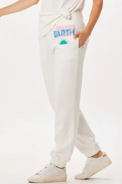 Fashion White St. Barth Jet Setter Surf Wash Jogger All Bottoms|Joggers