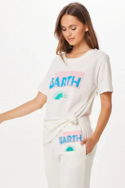 Discount White St. Barth Jet Setter T-Shirt All Tops
