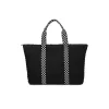 Cheap WOW BAG 2 - BLACK/CHECKERED Top Handle