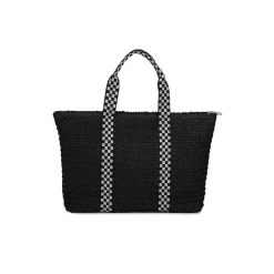Cheap WOW BAG 2 - BLACK/CHECKERED Top Handle
